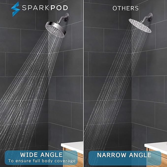 SparkPod™ High-Pressure Rainfall Shower Head