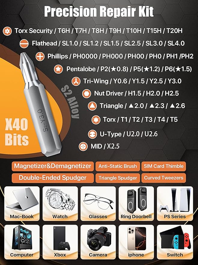 FixMaster™ 46-in-1 Precision Screwdriver Set